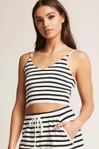 Forever21 Striped Knit Cami Crop Top
