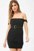 Forever21 Raw-cut Ribbed Tube Dress