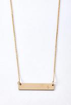 Forever21 Adorn512 Initial C Bar Necklace (gold)