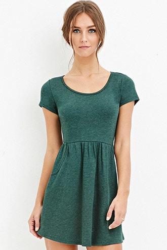 Forever21 Heathered Fit & Flare Dress
