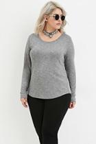 Forever21 Plus Size Classic Marled Top