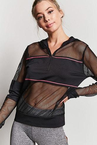 Forever21 Active Netted Anorak Jacket