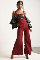 Forever21 Scooped Palazzo Jumpsuit