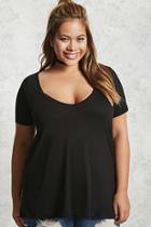 Forever21 Plus Size Scoop Neck Tee