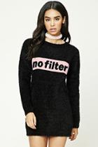 Forever21 Fuzzy No Filter Graphic Dress