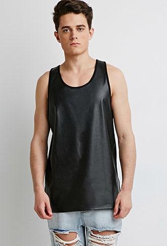 Forever21 Faux Leather Tank