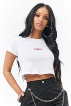 Forever21 Broken Heart Amour Crop Top