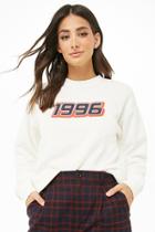 Forever21 Fleece Knit 1996 Graphic Sweatshirt