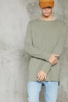 Forever21 Long-sleeve Slub Tee