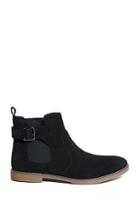 Forever21 Men Reason Buckle Suede Boots