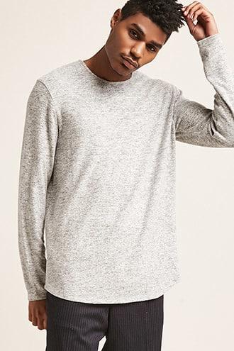 Forever21 Brushed Dolphin-hem Tee