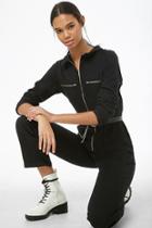 Forever21 Zip Utility Jumpsuit