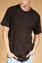 Forever21 Eptm. Distressed High-low Tee