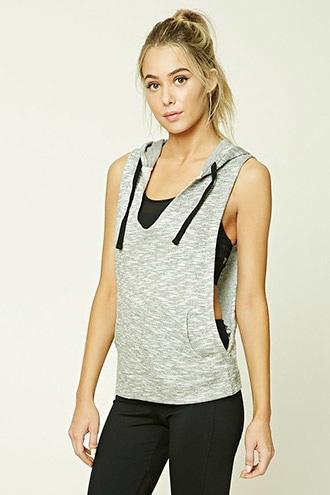 Forever21 Active Heathered Hoodie