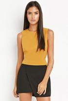 Love21 Self-tie Zip-back Top