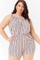 Forever21 Plus Size Striped Cami Romper