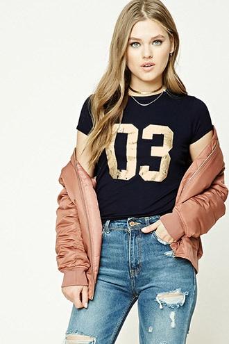 Forever21 Metallic 03 Graphic Tee