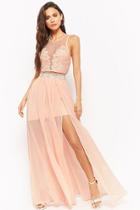 Forever21 Sheer Sequined Gown