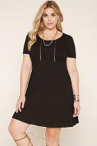 Forever21 Plus Women's  Plus Size Ribbed Cutout Dress