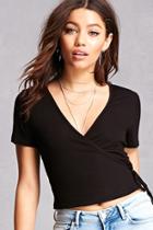 Forever21 Ribbed Wrap Top