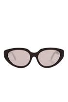 Forever21 Melt Mirrored Cat-eye Sunglasses