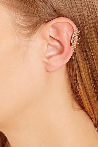 Forever21 Chain Cutout Ear Cuff Set
