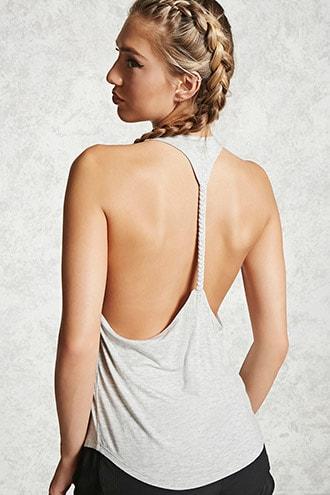 Forever21 Active Braided T-back Tank Top