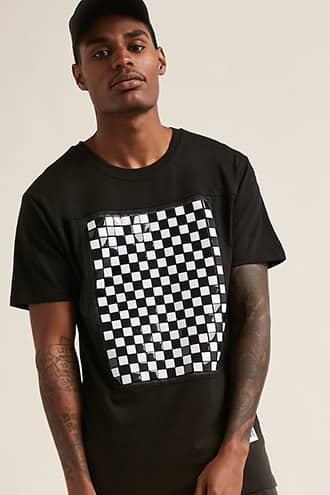 Forever21 Victorious Checker Print Top