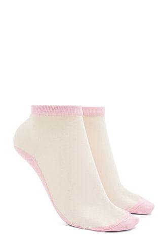 Forever21 Sheer Mesh Ankle Socks
