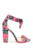 Forever21 Floral Self-tie Heels