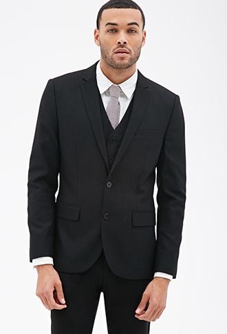 Forever21 Piqu Suit Jacket