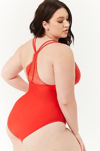 Forever21 Plus Size Hunter Mcgrady X Playful Promises One-piece Swimsuit