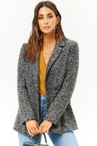 Forever21 Double-breasted Marled Blazer