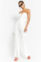 Forever21 Strapless V-wire Jumpsuit