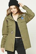 Forever21 Army Patch Jacket