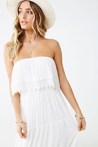 Forever21 Crochet-lace Maxi Dress