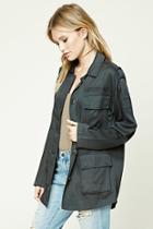 Forever21 Contemporary Patch Jacket