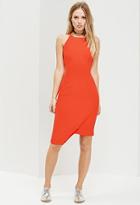 Forever21 Women's  Ministry Of Style Frosted Pencil Dress (red)