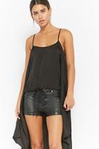 Forever21 Satin High-low Tunic