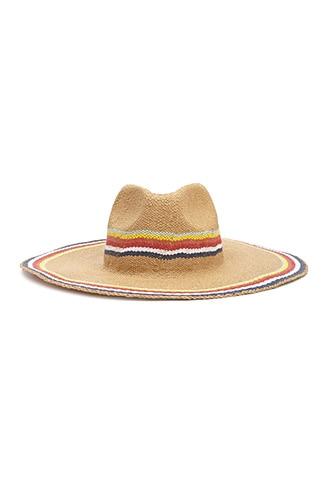 Forever21 Multicolor Striped Wide-brim Hat