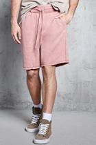 Forever21 Mineral Wash Fleece Shorts