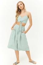 Forever21 Cotton Cropped Cami & Culottes Set