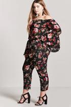 Forever21 Plus Size Floral Woven Pants