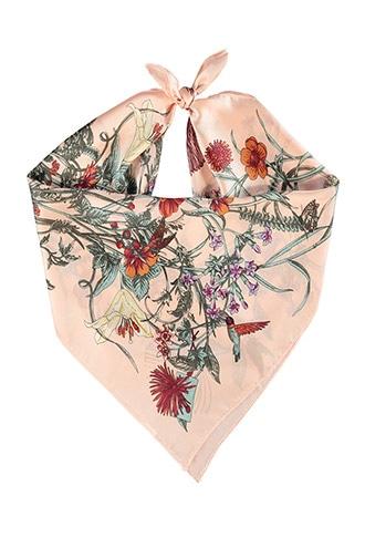 Forever21 Satin Garden Square Scarf