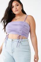 Forever21 Plus Size Ruched Cropped Cami