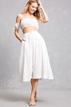 Forever21 Indika Button-front Skirt