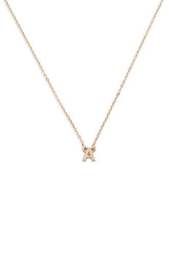 Forever21 Initial Charm Necklace