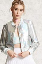 Forever21 Iridescent Faux Leather Jacket