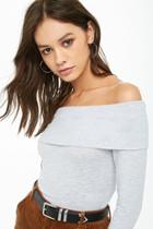 Forever21 Brushed Off-the-shoulder Top