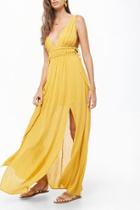 Forever21 Clip Dot Maxi Dress